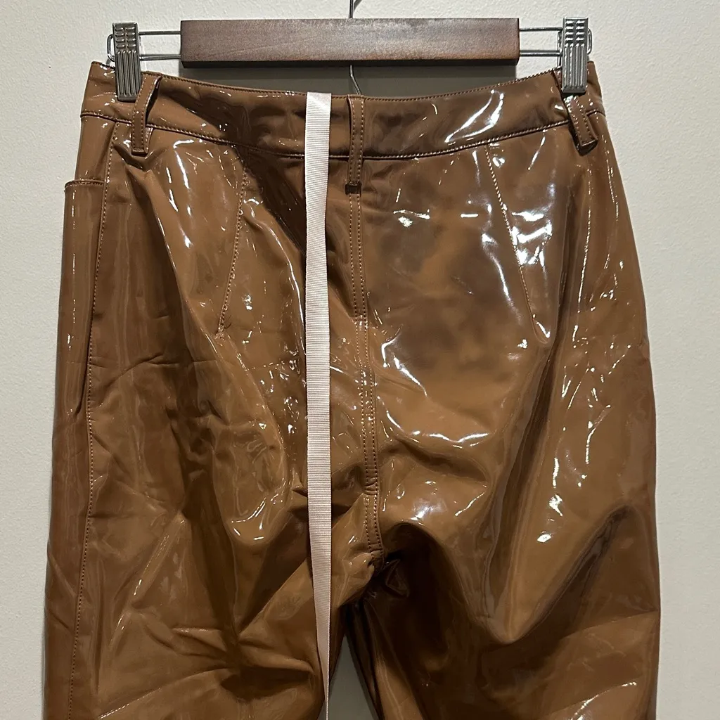 House of CB Glossy Tie Dye Tan Skinny Pants - Image 5