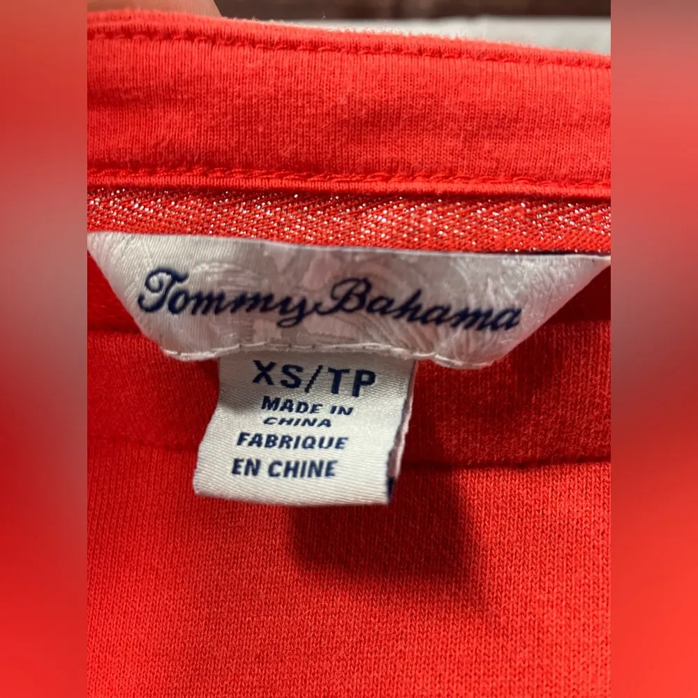 Tommy‎ Bahama Sea Glass Bell Sleeve Crew Neck Sweatshirt Womens size XS - Image 4