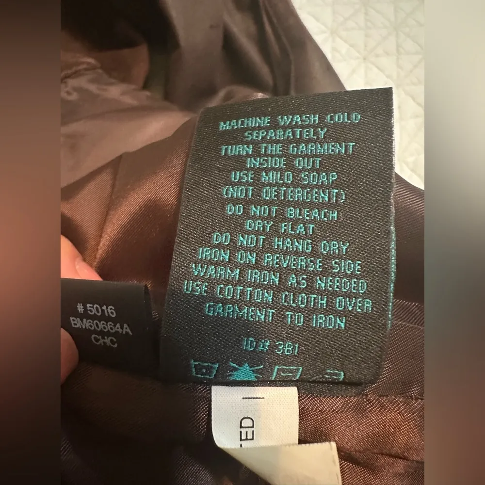 Siena studio Elegant Brown Women's Pants leather pants size 2 - Image 7