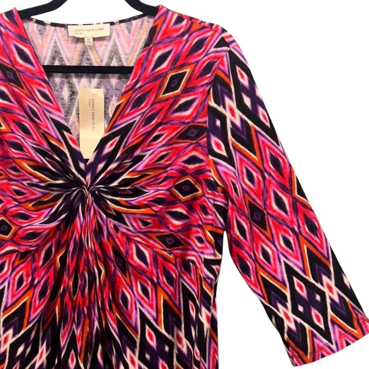 Bohemian Twisted Blouse Red XXL‎ - Image 5