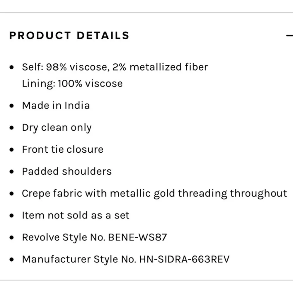 NWT Hemant & Nandita Sidra Top in Sea Green Crop Tie Front Blouse sz XS - Image 11