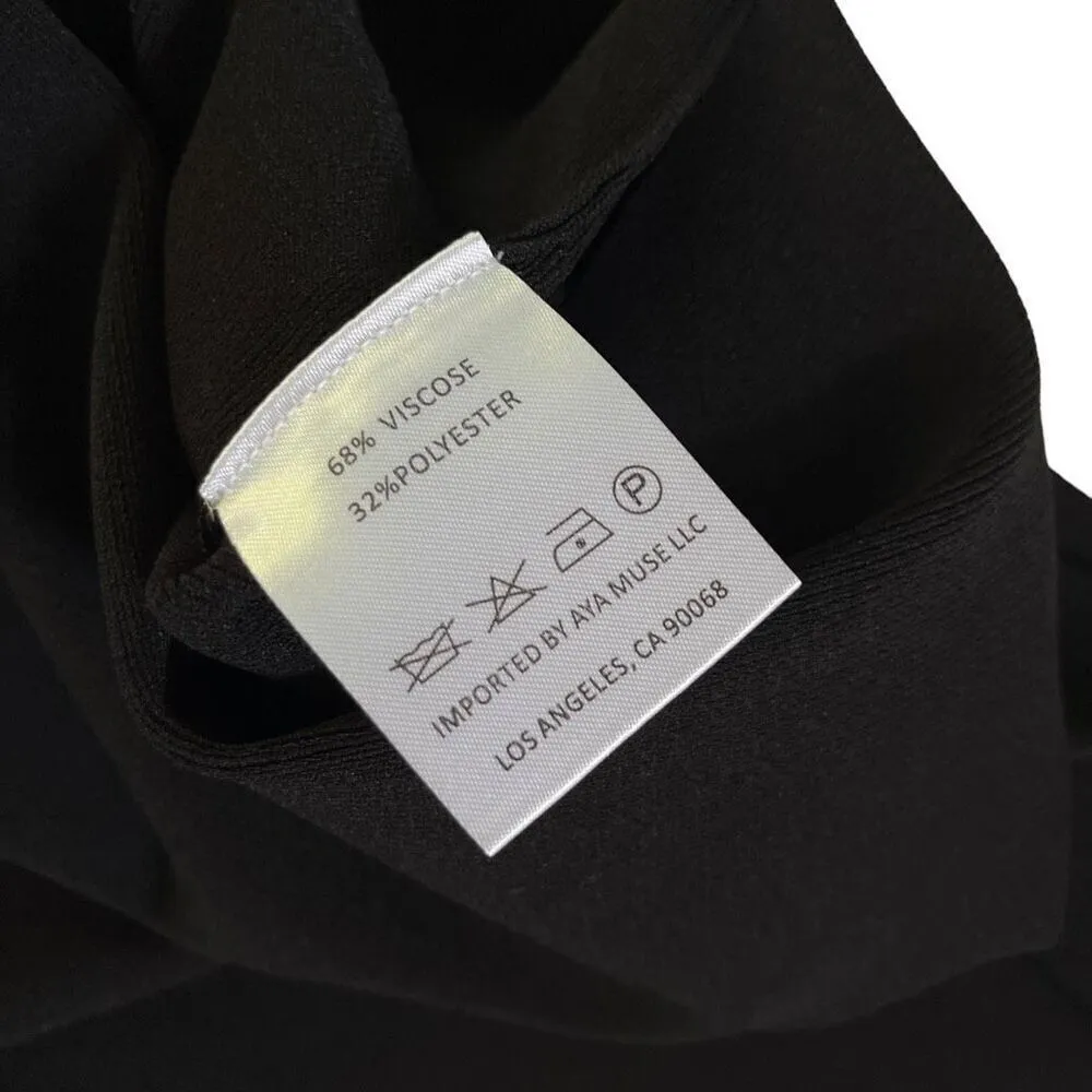 Aya‎ Muse Mloko Dress in Black Black - Image 12