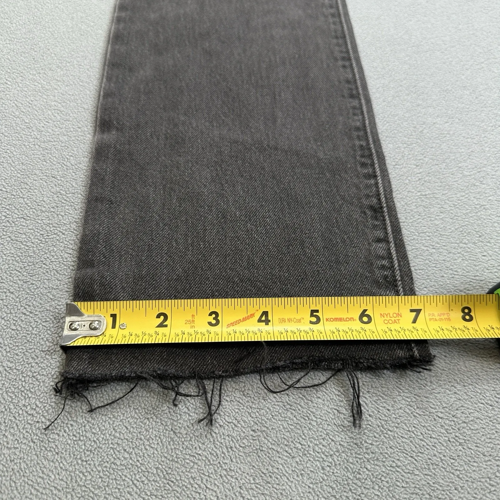 NWT Levis 501 Jeans Womens 26x30 Grey High Rise Straight Leg Fitted Faded Denim - Image 8