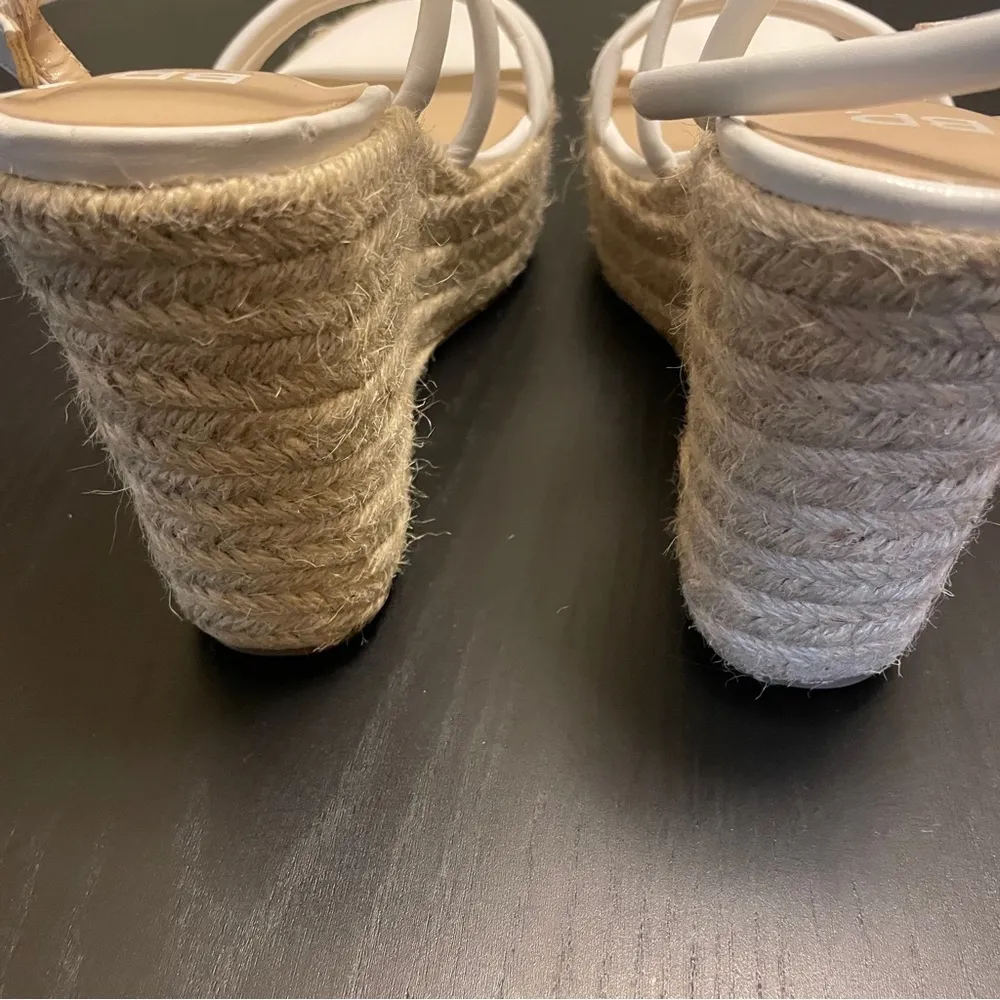 BP NWOT  Wedges - Ankle Straps - Women 10
- White - Image 4