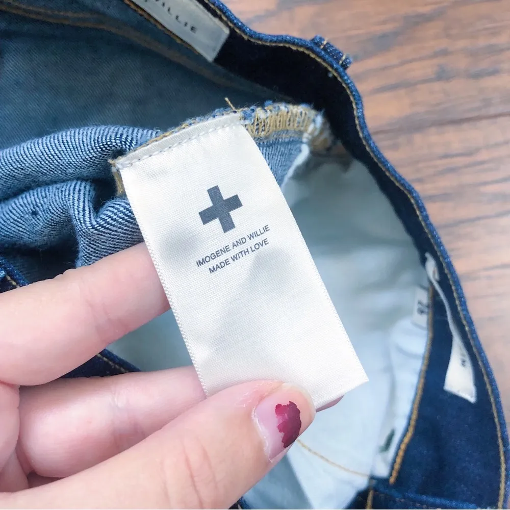 imogene + willie • Imogene Slim jeans high rise dark wash cigarette skinny leg - Image 6