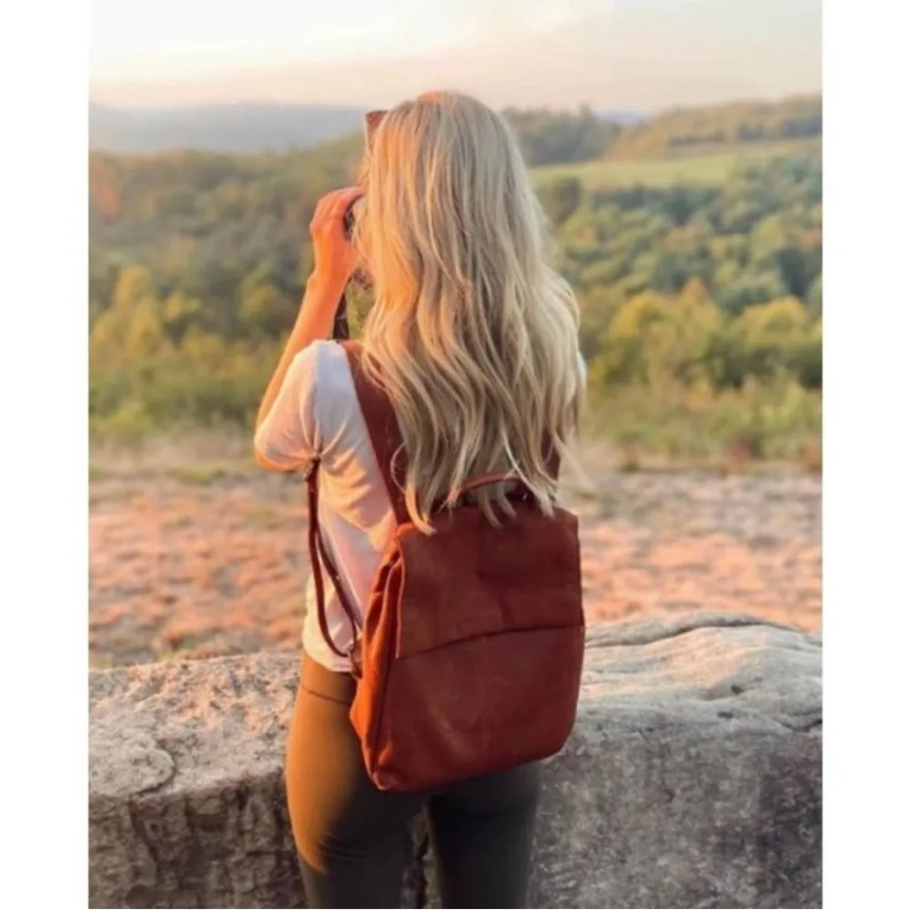 American Leather Co. Liberty Backpack, Black Utility Minimalist - Image 3