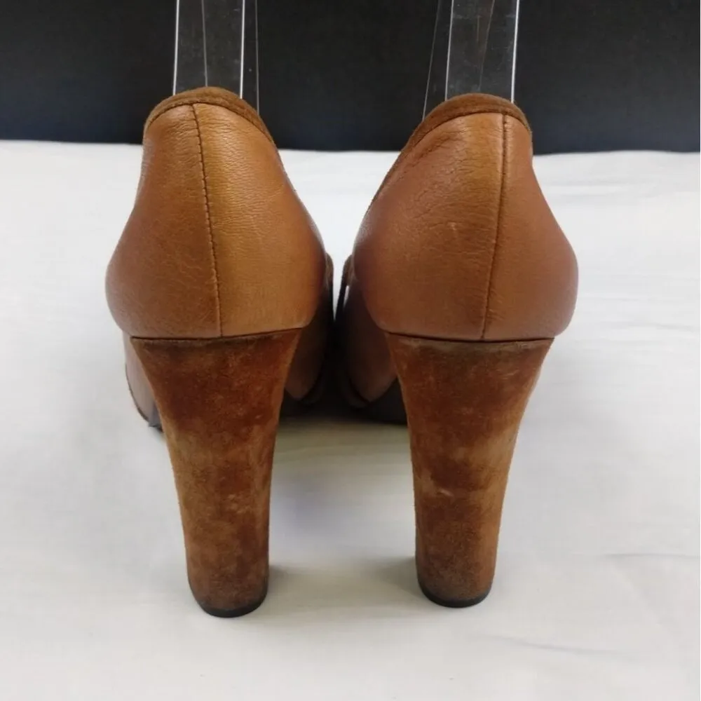Miss Sixty Women's Brown Shoes/Heels/5" Heel Sz 41 SKU 3529 - Image 2