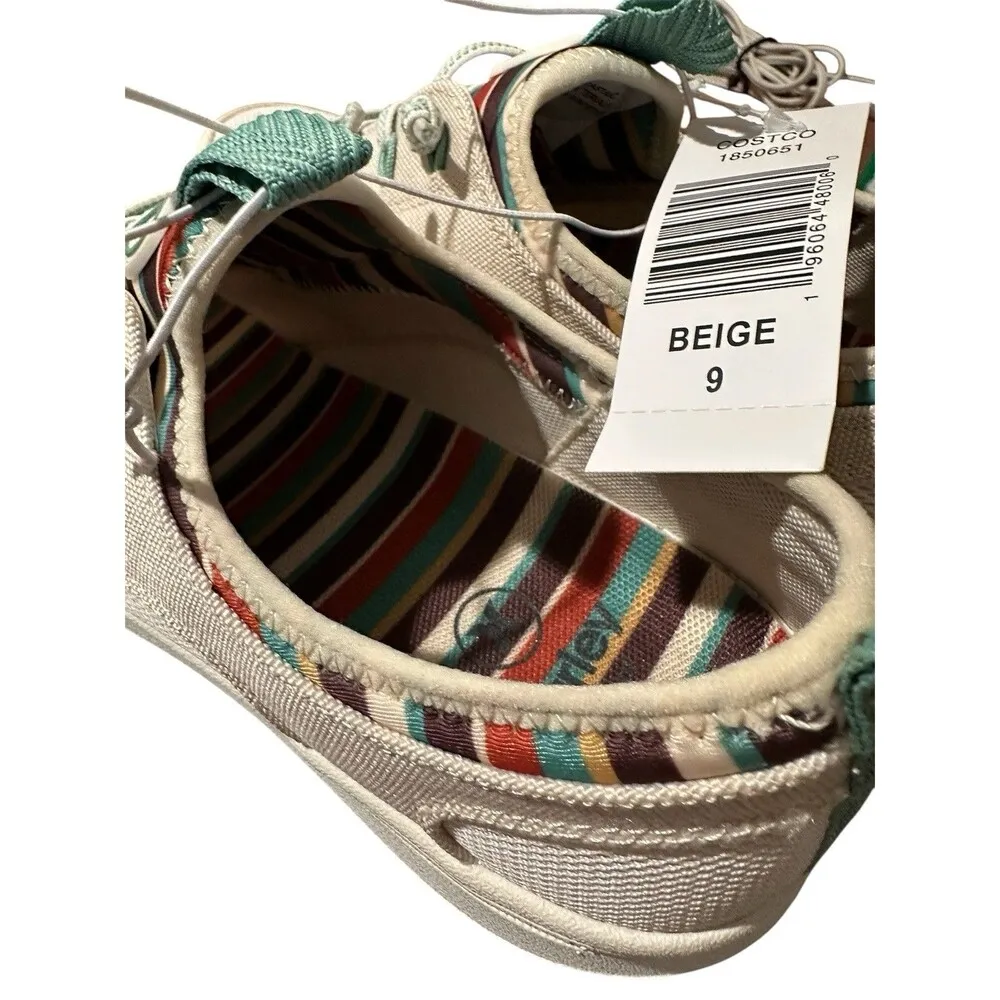 Hurley “Castaic” Women’s Colorful & Functional Casual Fashion Sneaker Beige NEW - Image 4