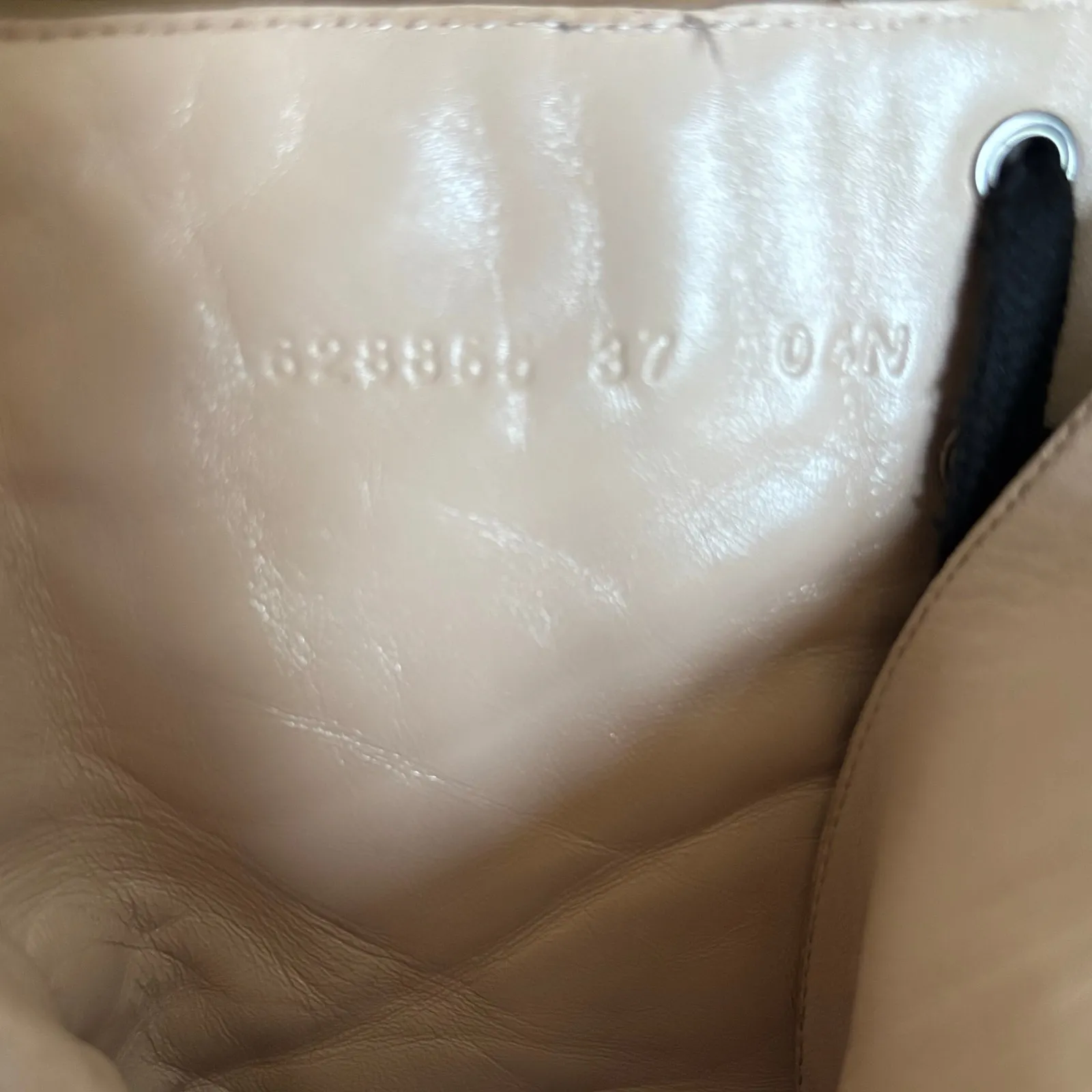 Gucci Frances GG Combat Boots Lug Sole Matelasse Quilted Leather Tan Size EU 37 - Image 16