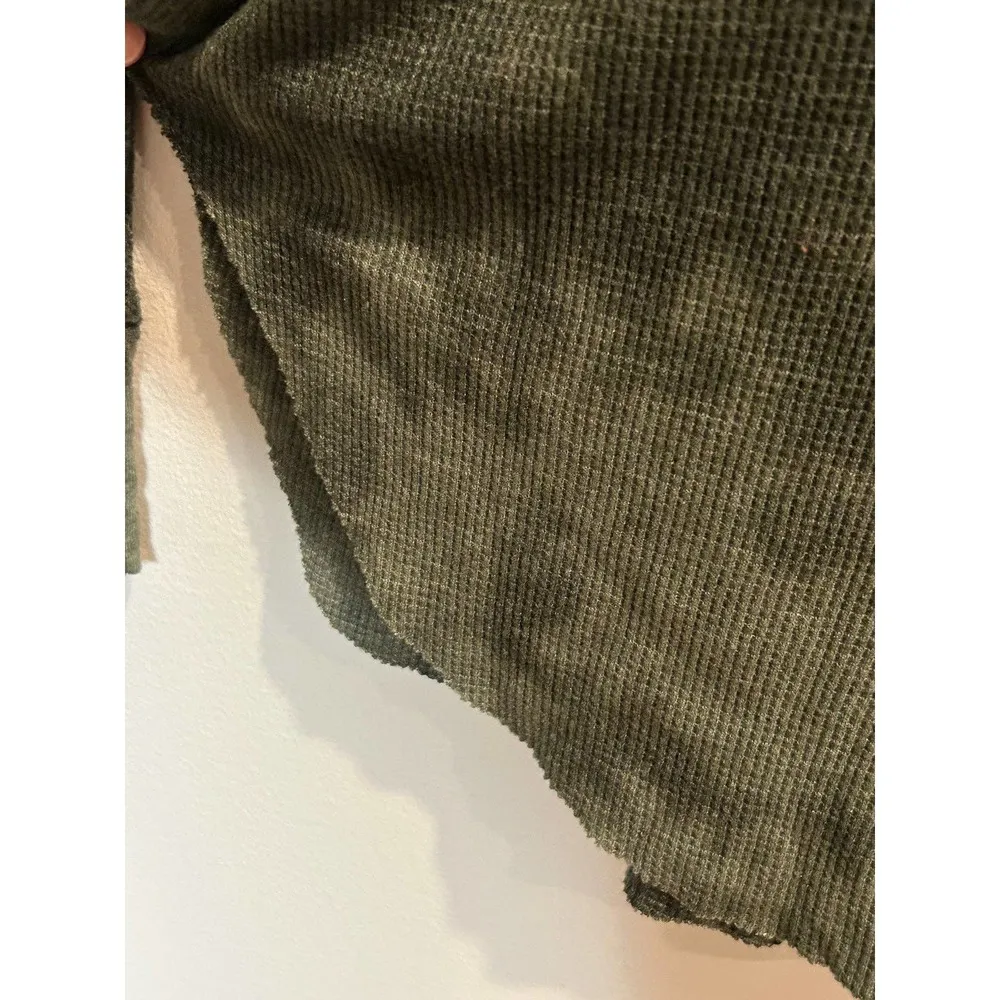 Michael Stars Tie-Dye Turtleneck Ribbed Sweater Comfy Loungewear Thermal Sz XS - Image 8