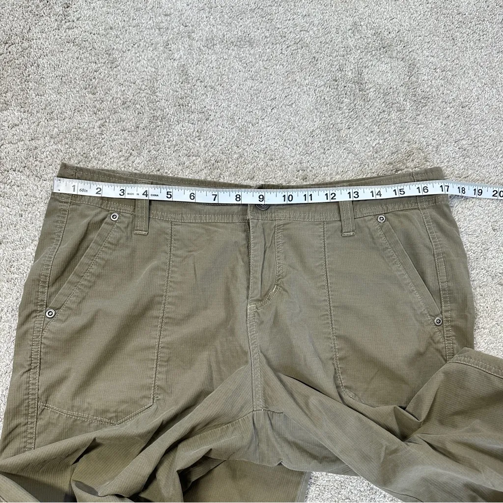 Kuhl Women’s Kendra Straight Leg Ripstop Pants Outdoor Hiking Camping Green 10 - Image 11