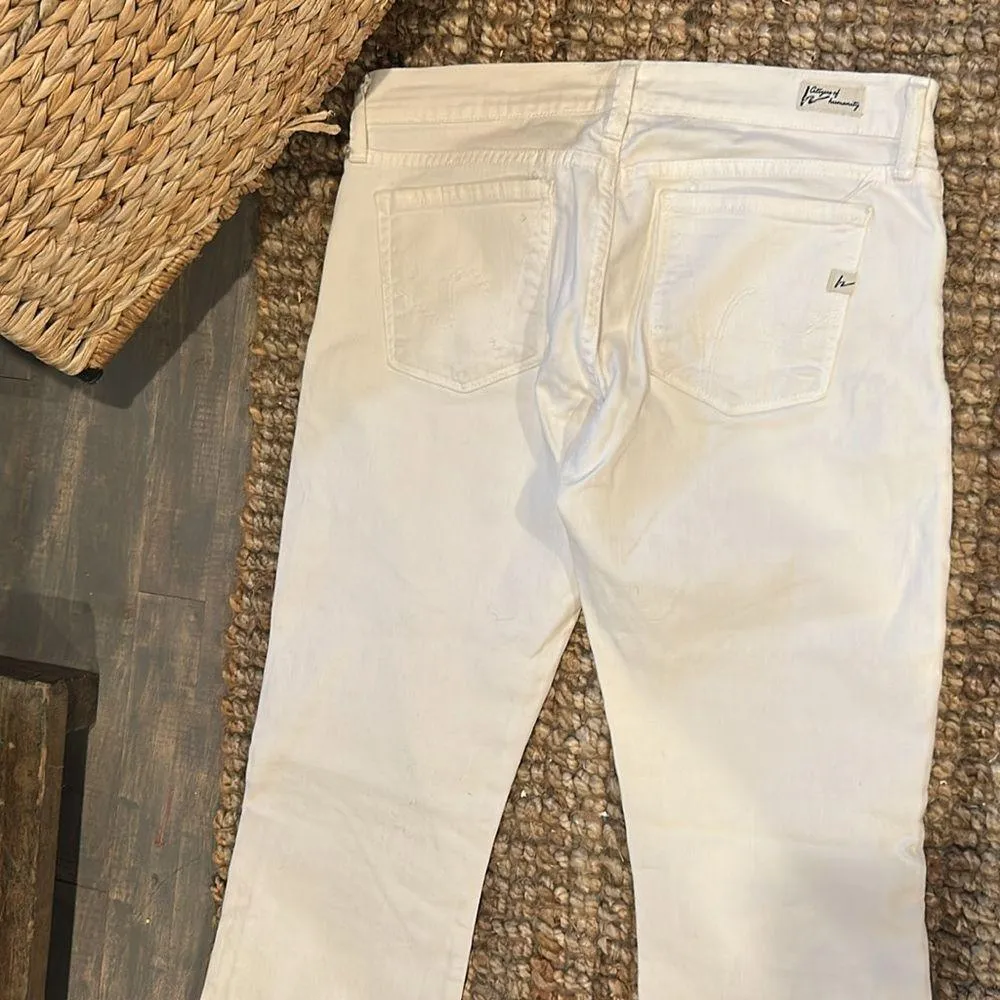 Citizens of Humanity Women’s White Low Waisted Flare Jean 
Size 29 - Image 13