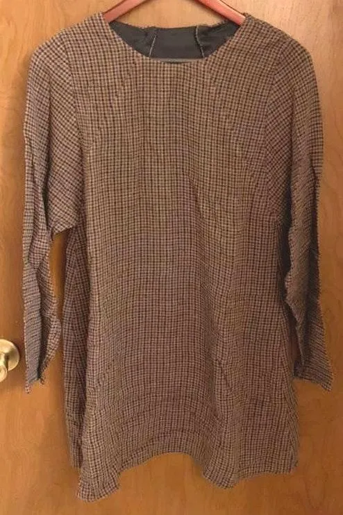 Trafaluc Houndstooth Tunic Dress - Image 3