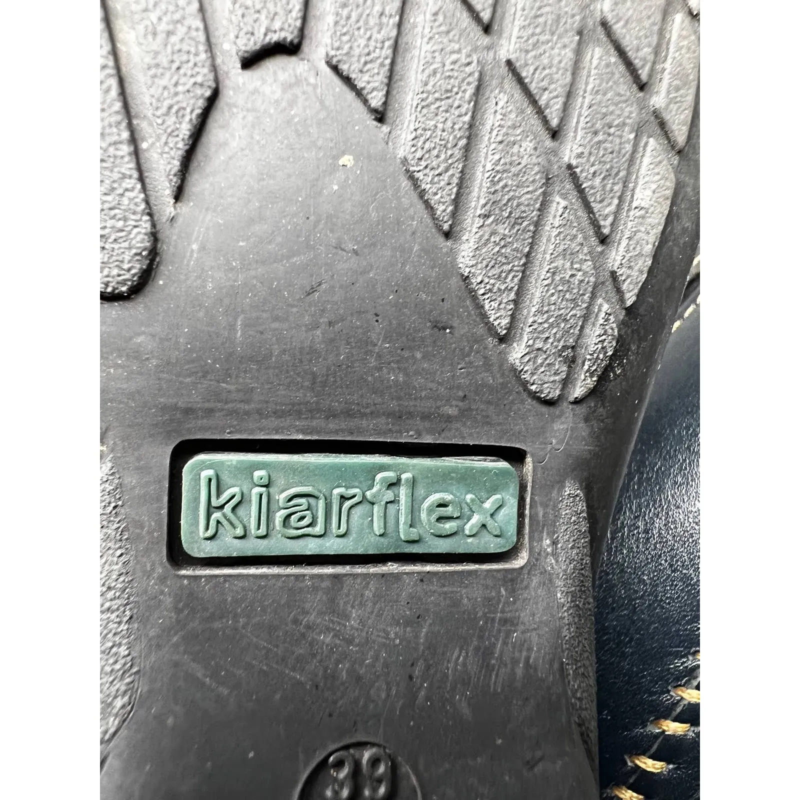 Kiarflex Women's Leaf Print Slip On Leather Shoes Black Size 39 8‎ - Image 8