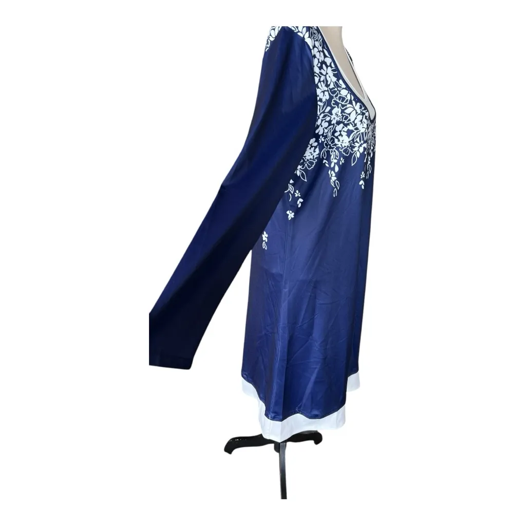 Just Fashion Now Blue Midi Dress Size M Size M - Image 3