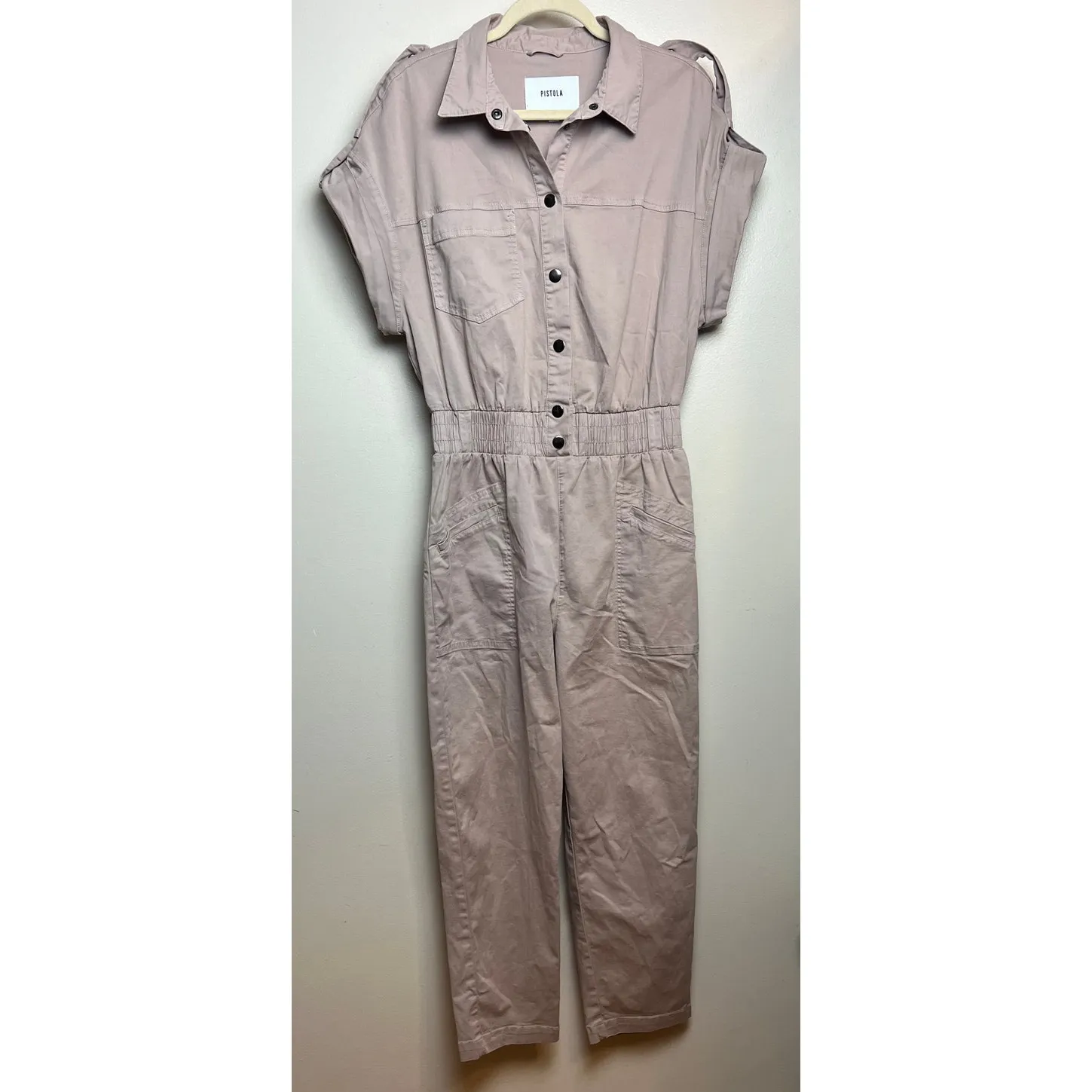 Pistola Dani Lightweight Dolman Jumpsuit in Bark Sz. S - Image 4