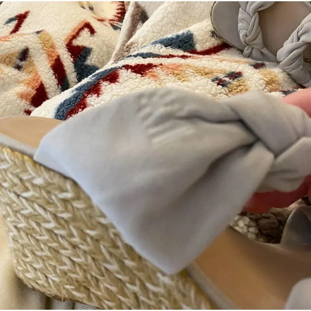 Stuart Weitzman Sarina‎ Espadrille Wedge Sandals - Image 12