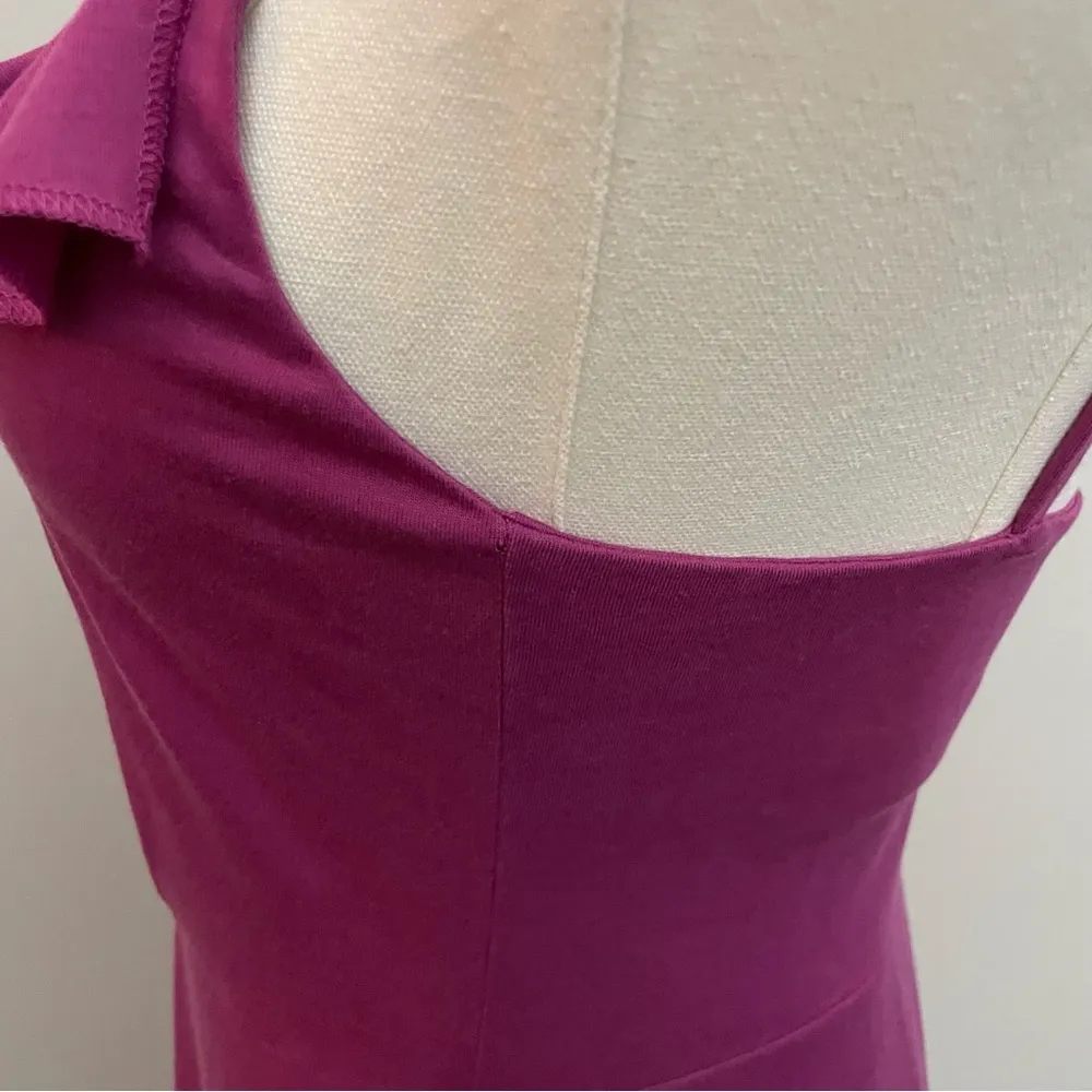Patagonia Dress W’s Kamala Sleeveless Ruffle Shelf Bra Beach Fuchsia Purple Pink - Image 3