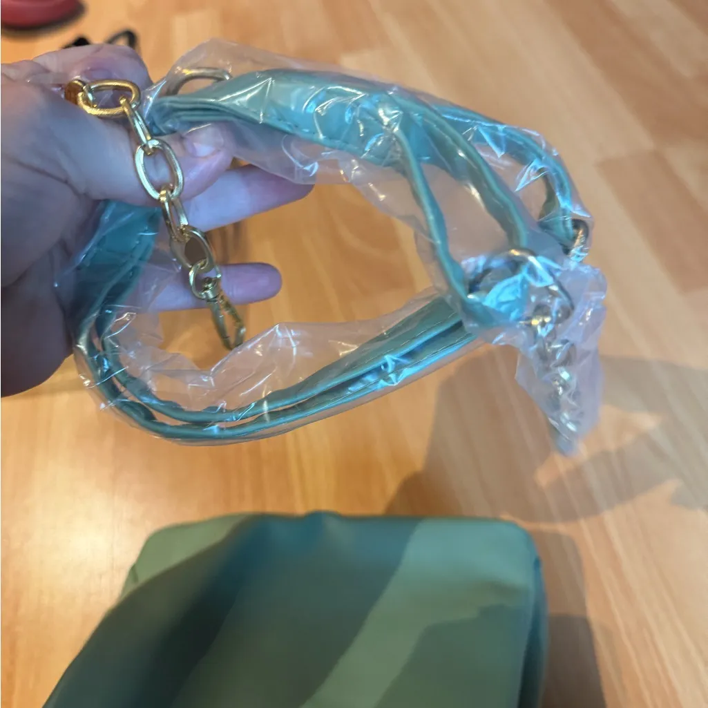 Clear Tote Bag with Black Straps - Image 10