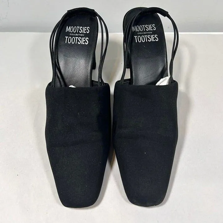 Mootsies‎ Tootsies Keena Sling Back Heels Womens 8.5 Black - Image 3
