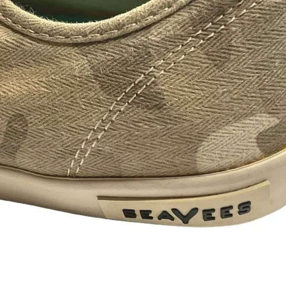 SEAVEES Womens Monterey Cotton Sneaker Saltwash‎ Sage Camo Camouflage Size 8.5 - Image 7