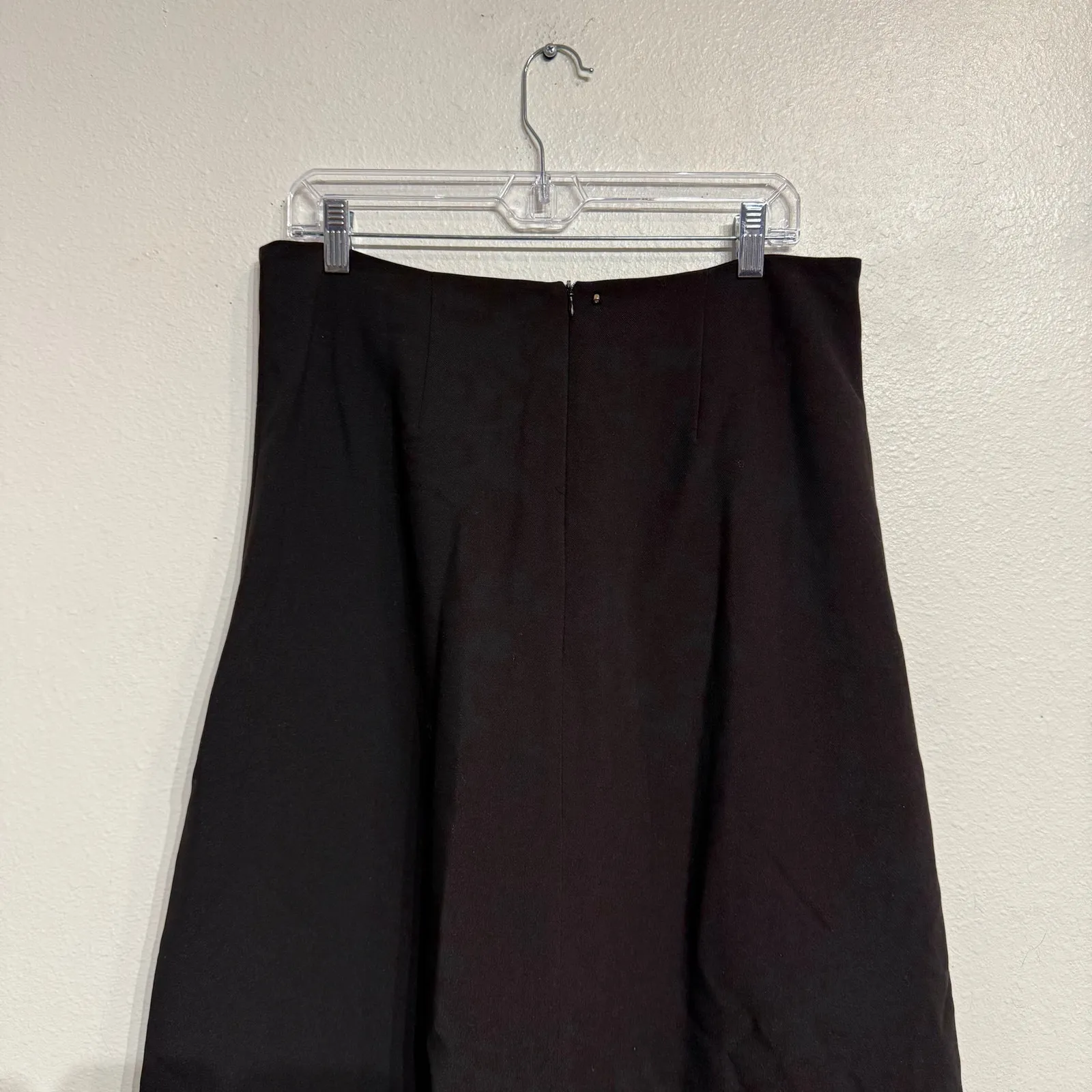Adrienne Landau Jet Black Gathered Midi Skirt Sz 14 NWT - Image 10