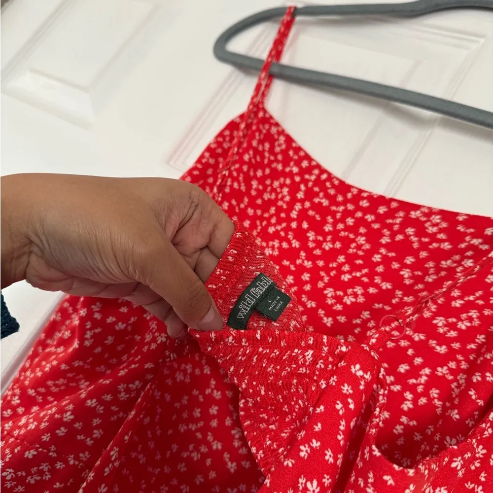 Wild Fable Cut Out Back Wide Leg Floral Jumpsuit - Image 7