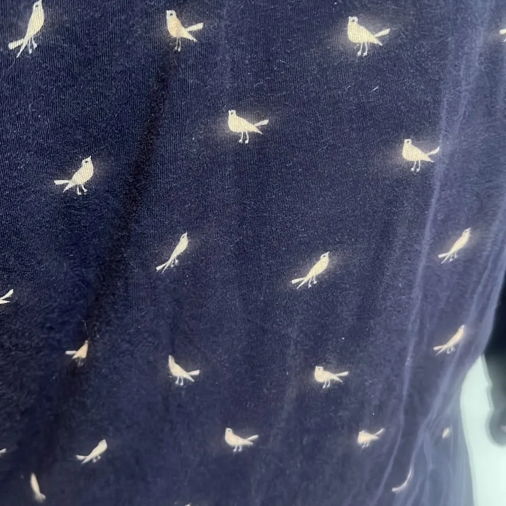 Old Navy 3/4 Sleeve Bird Print Top (Small) - Image 5