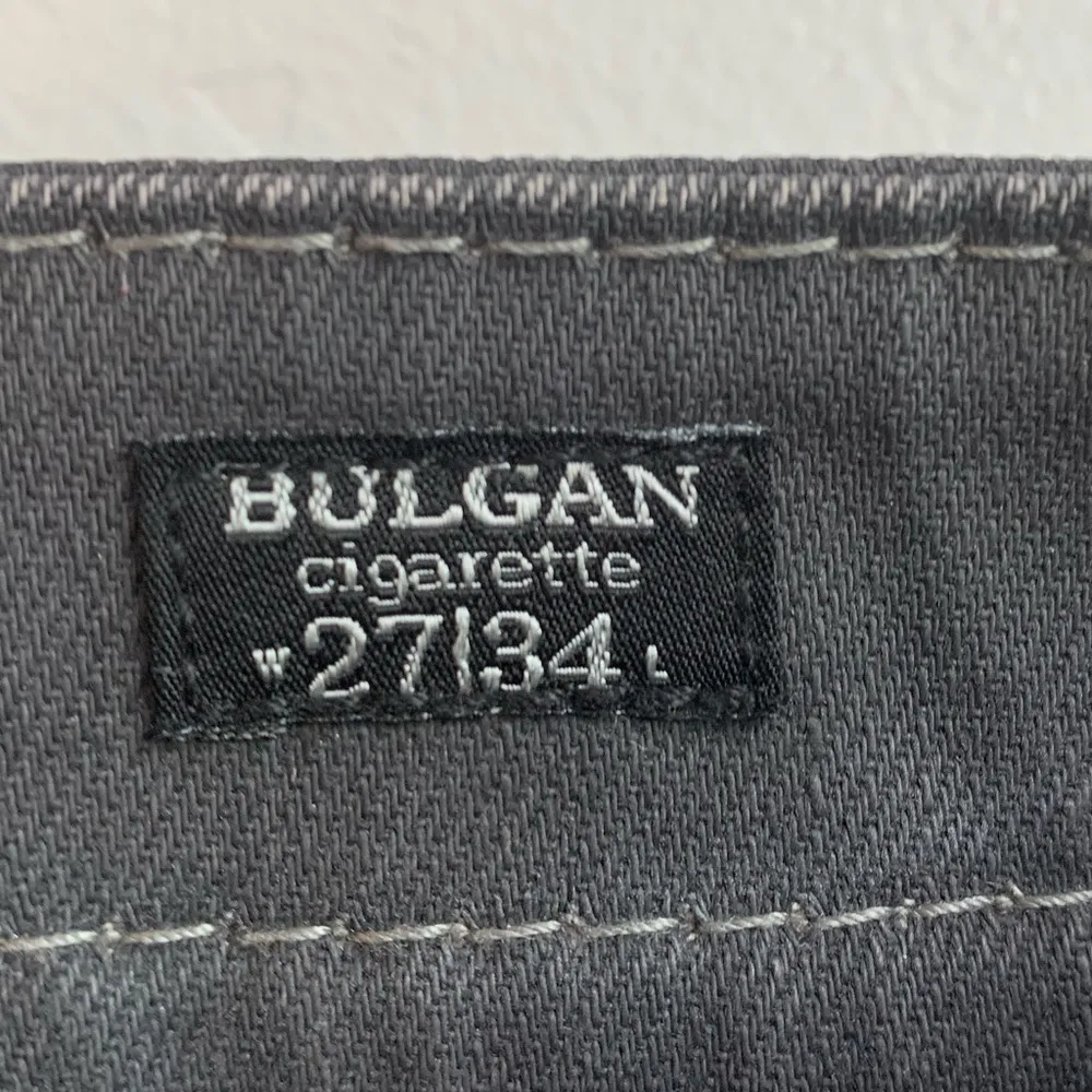 Mek Denim Coated Gray Bulgan Cigarette Jeans - Image 4