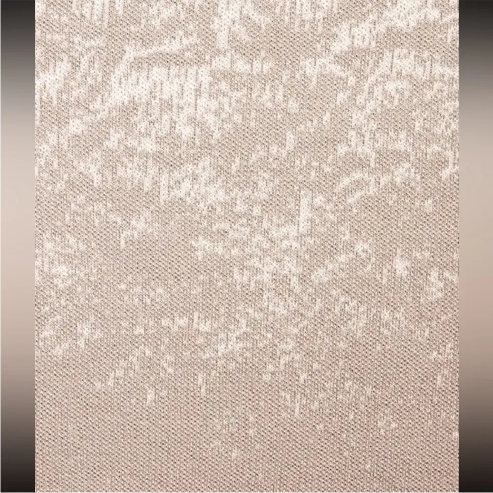 Athleta Jacquard Crew Textured Wool Blend Sweater in Frosted Floral Cream - Med - Image 2