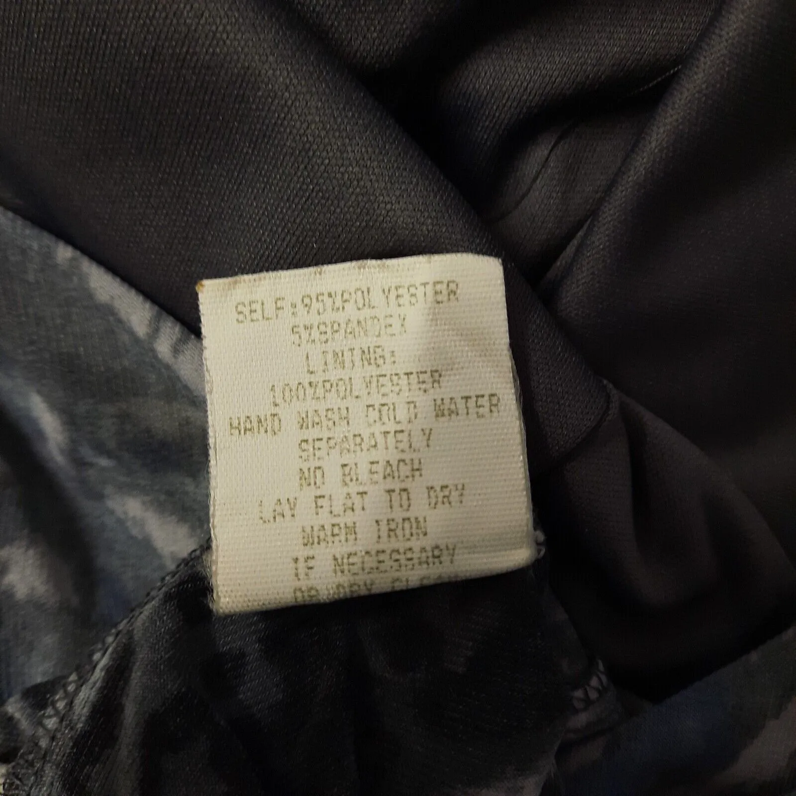 Chris McLaughlin Womens Dress Size 8 Gray Abstract Cowl Neck Office Chic Luxury - Image 8