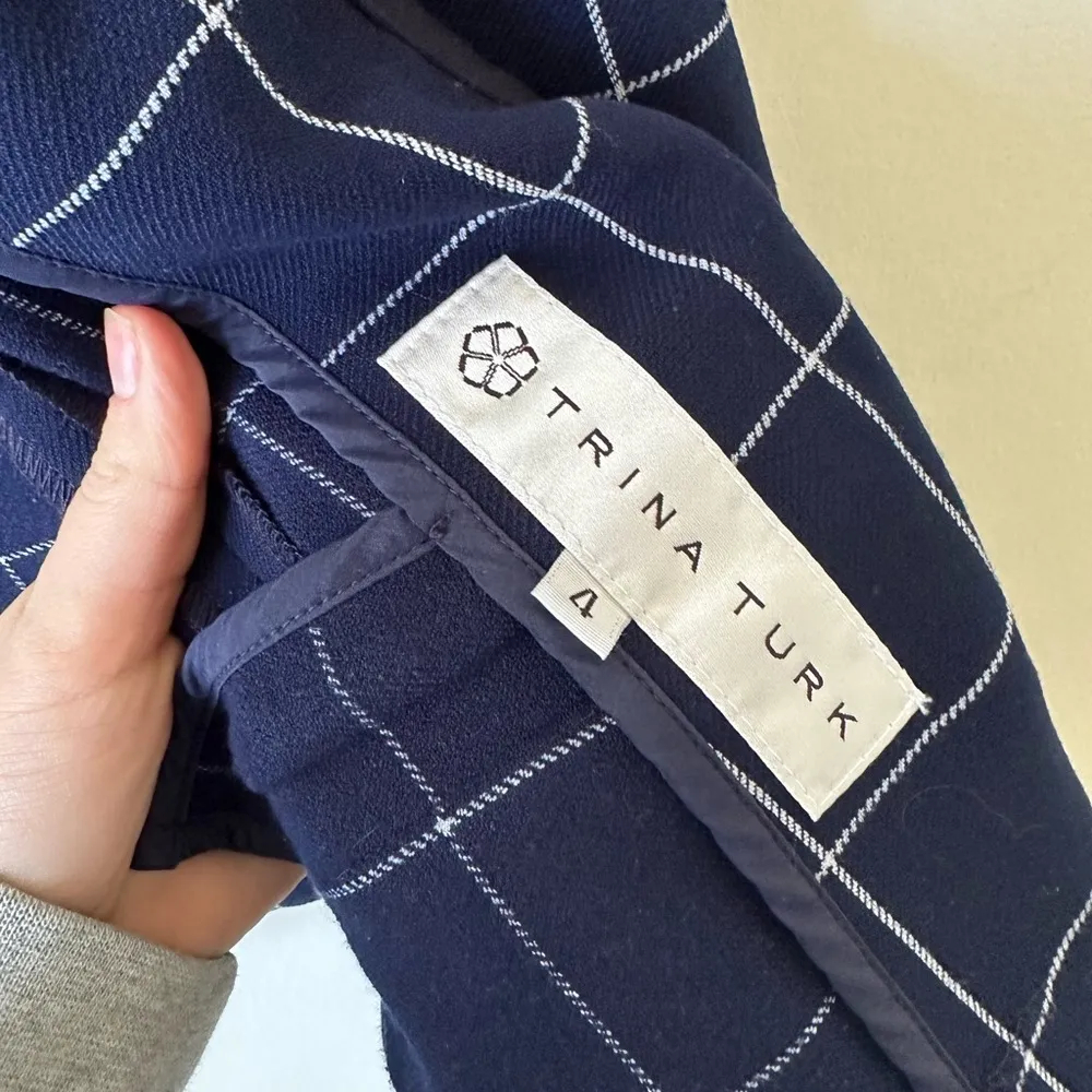 Trina Turk Blue JARRED Jacket, 4 - Image 3