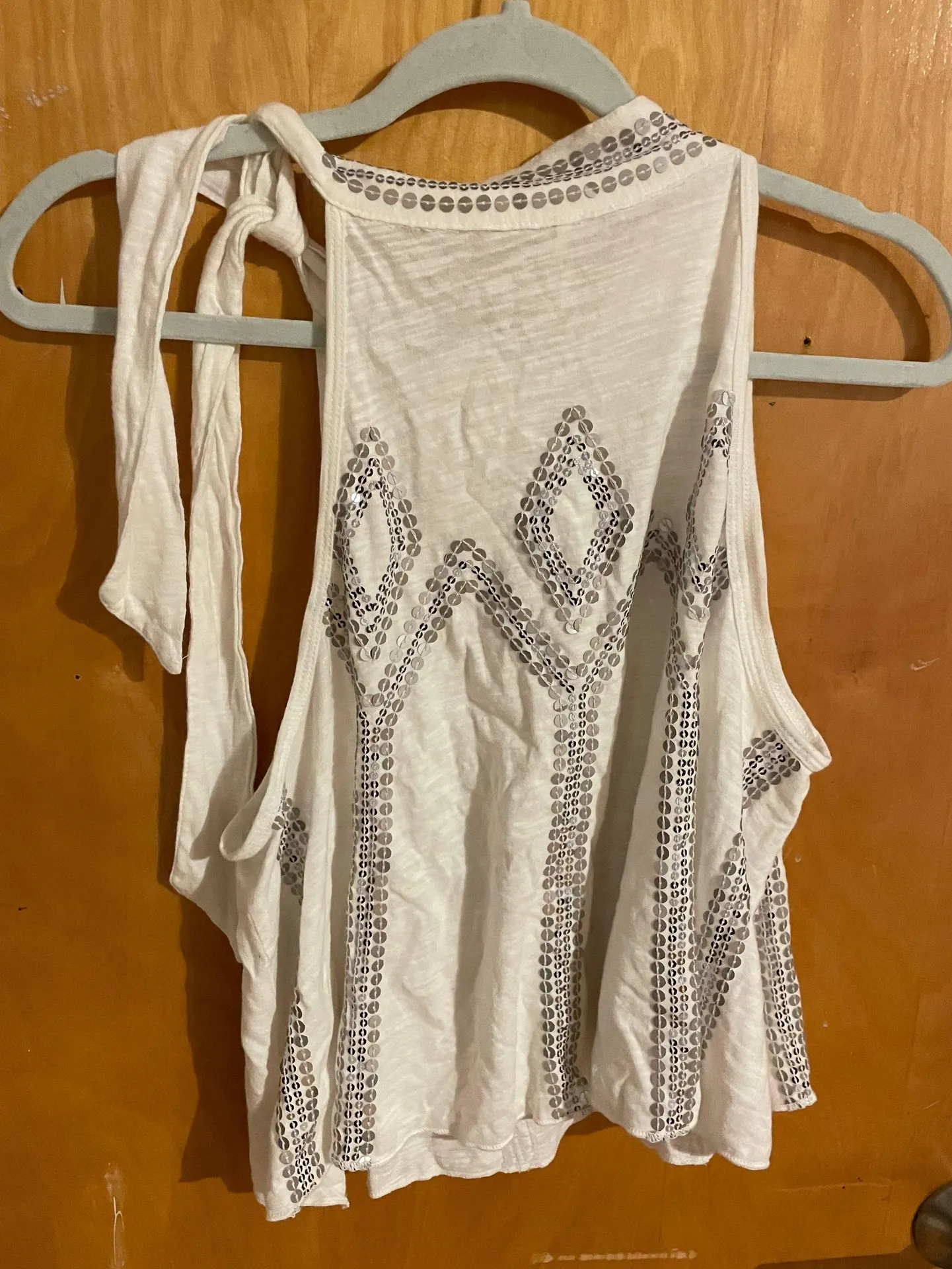 Free People Glitter City Tie Top - Image 4