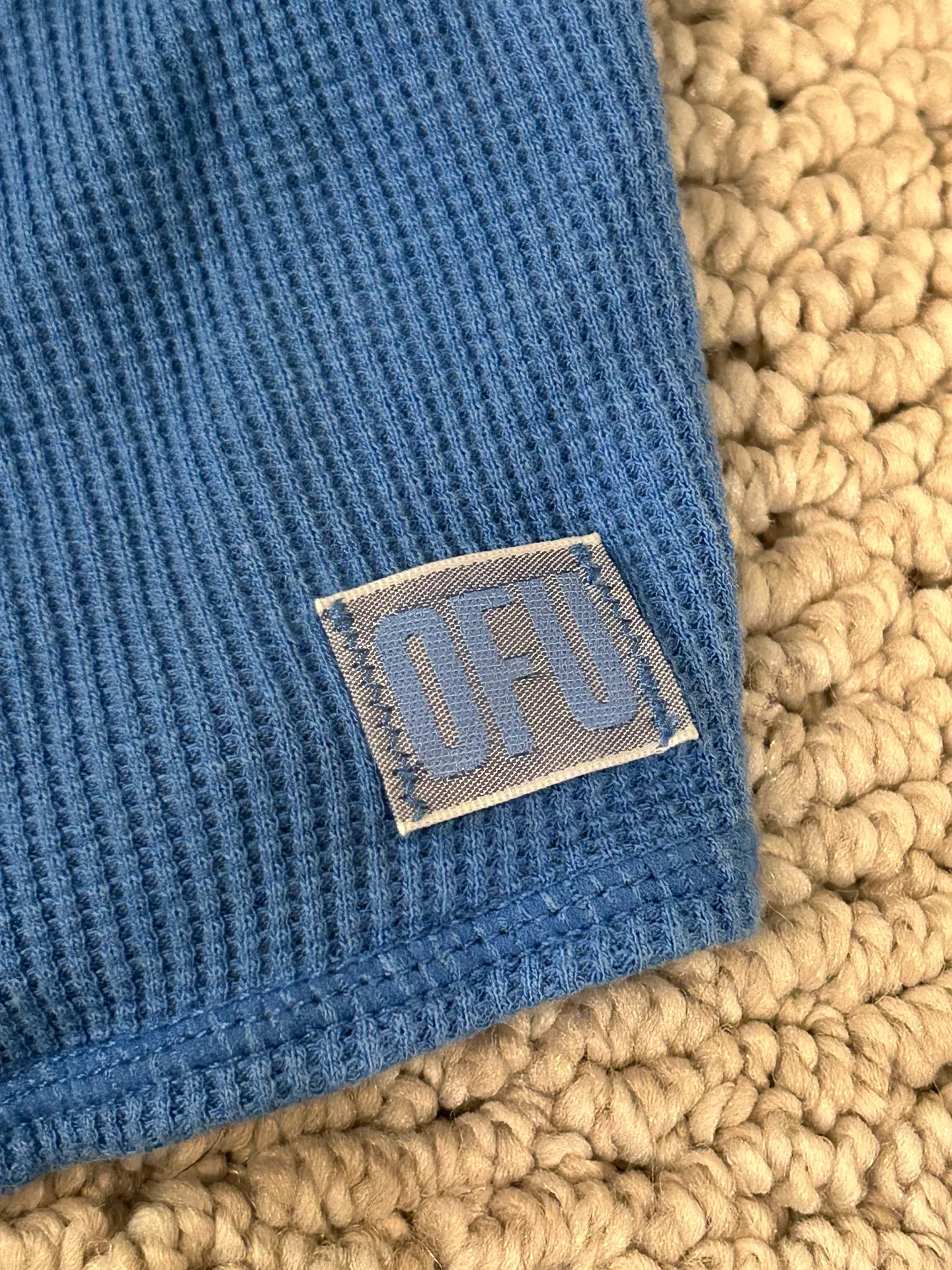 OFU  Blue Periwinkle Tank Crop Top - Image 4