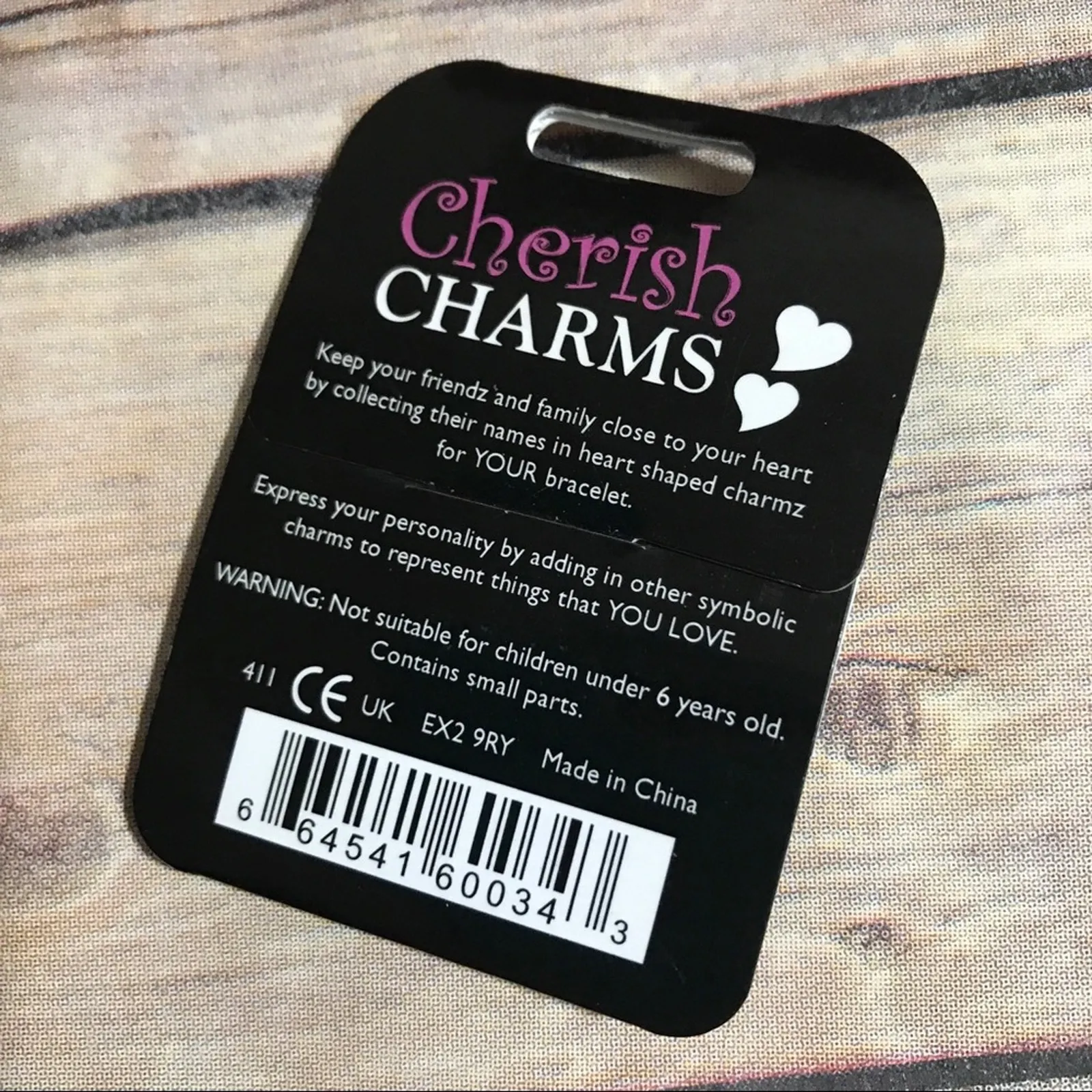 Cherish‎ Charms My Pony's Name Is... Horse Charm Pink For Bracelet - Image 2