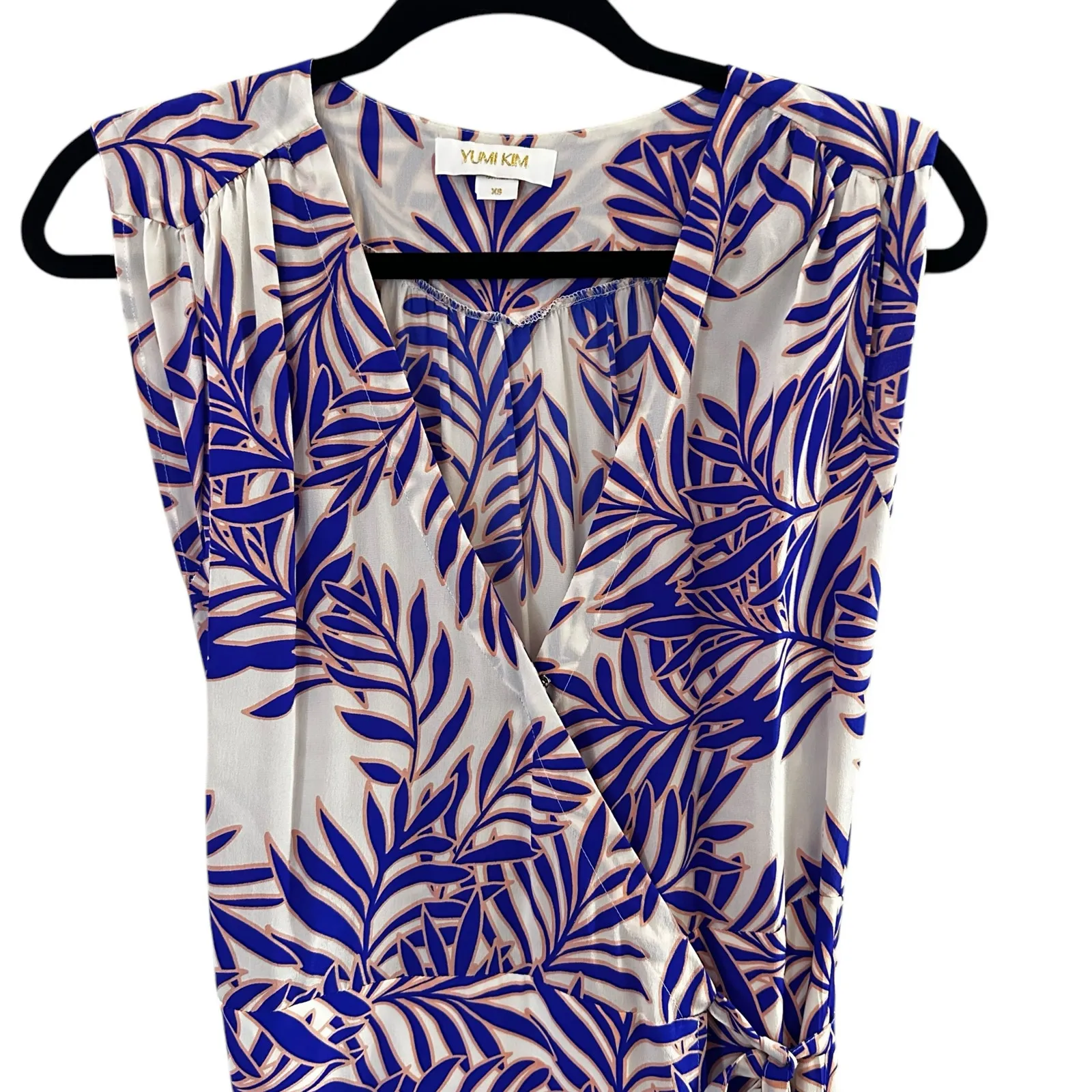 Yumi Kim Silk Midi Wrap Dress - Image 3