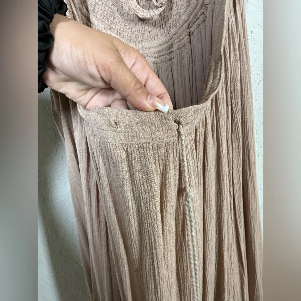 Free People Extratropical Shiny Dress Size Medium - Image 6