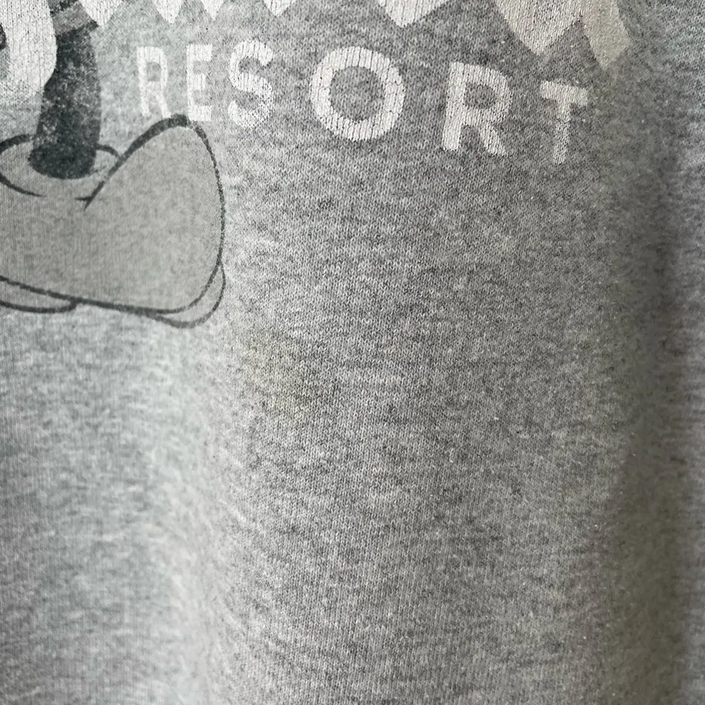 Hanes Disneyland Resort Crewneck Sweatshirt Mickey Mouse Grey Women’s Size S - Image 9