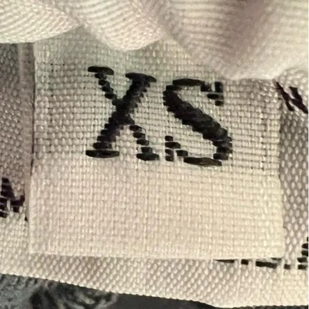 bryn WALKER Linen Pants Blue Pull On Lightweight Cropped Made in USA Extra Small - Image 6