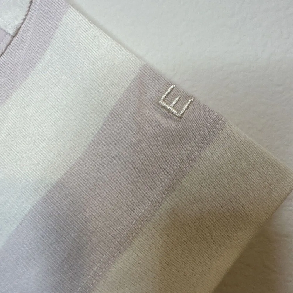 Everlane The Retro Jersey Polo Shirt Top Oversized Striped Organic Cotton Small - Image 8