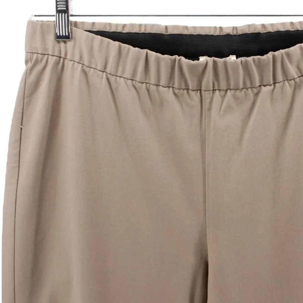 NEW Eileen Fisher Organic Cotton Twill Slim Ankle Pant Color Driftwood Capsule M - Image 3