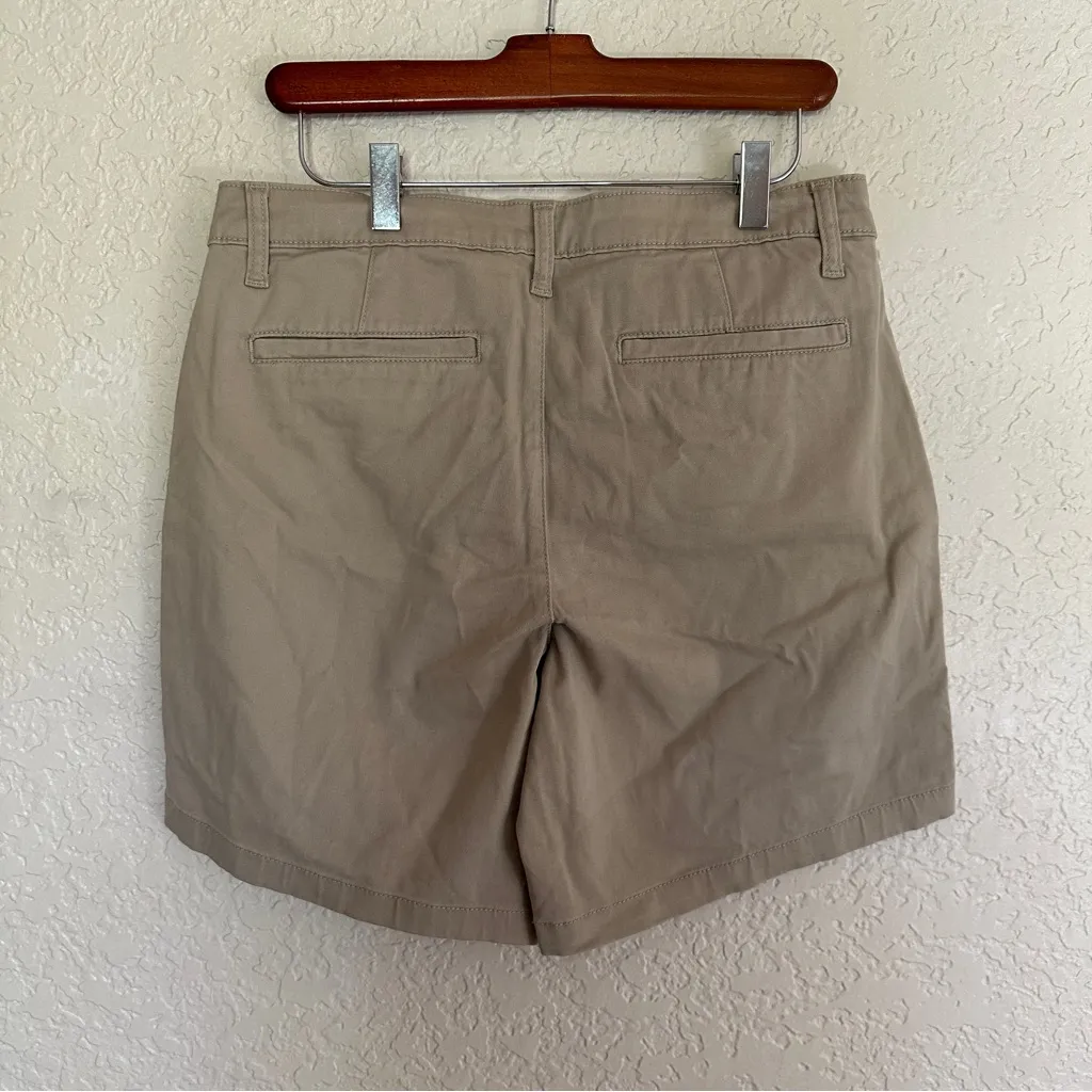 St.‎ John's Bay Beige Secretly Slender Midrise 7inch Inseam Shorts NWT Size 6 - Image 11