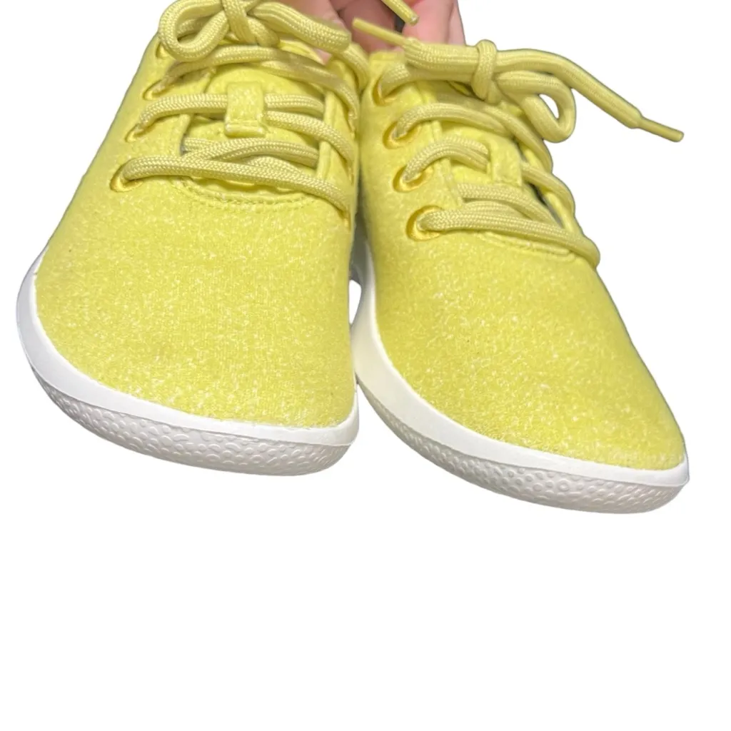 Allbirds New Wool Runner Sneakers Women’s Size 6 Yellow Merino Lace-Up Casual - Image 7