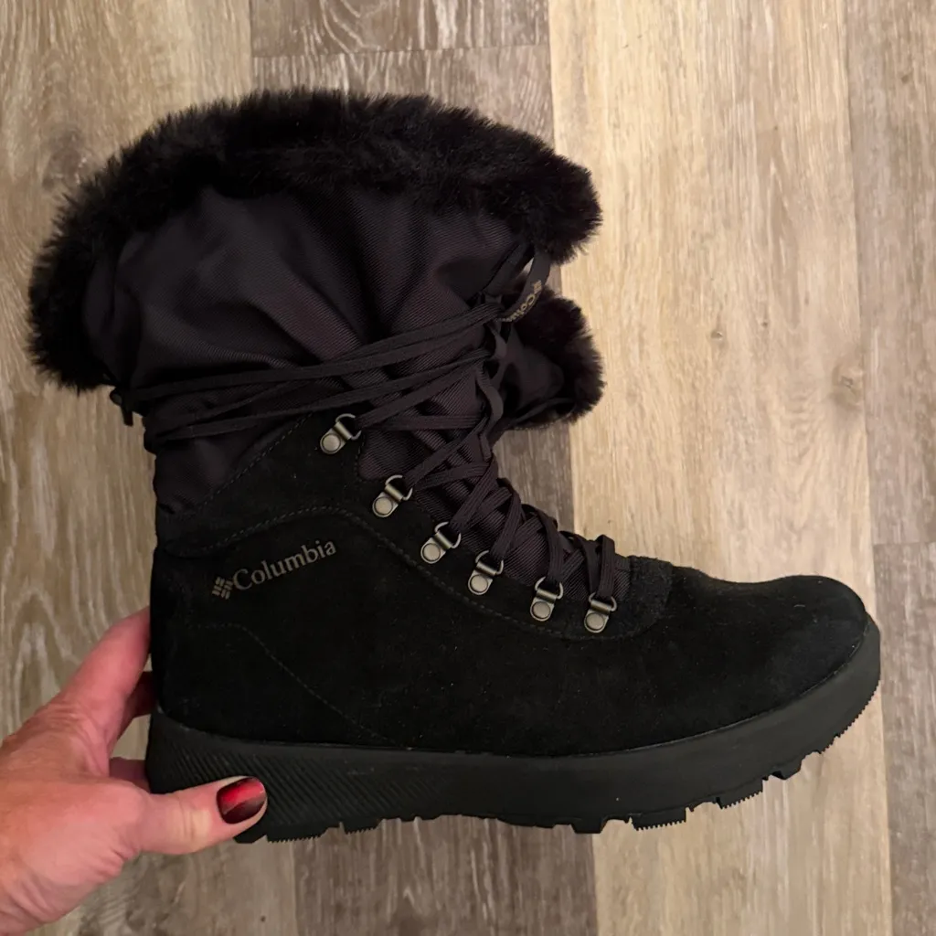 Columbia slope side omniheat black winter snow boots size 8.5 NEW - Image 2