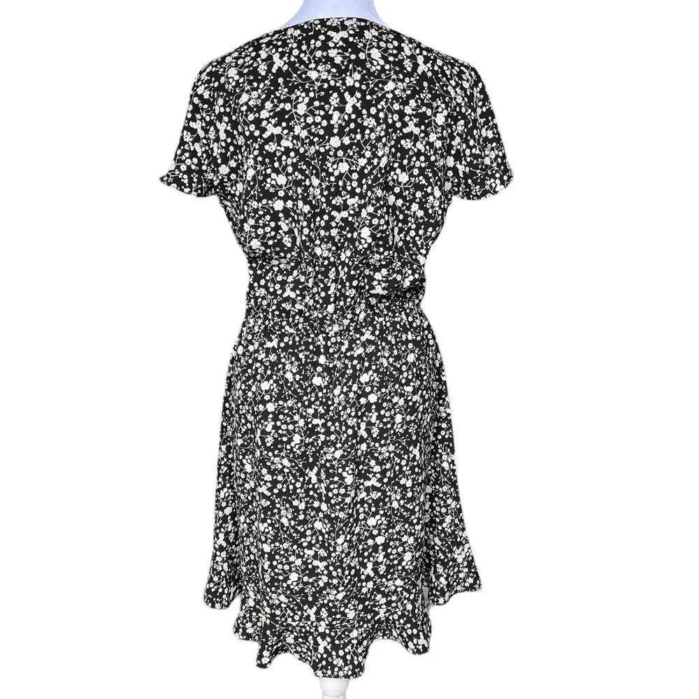 J. Crew - NWT Ruffle Floral Boho Short Sleeve Mini Dress Sz Xs - Image 4