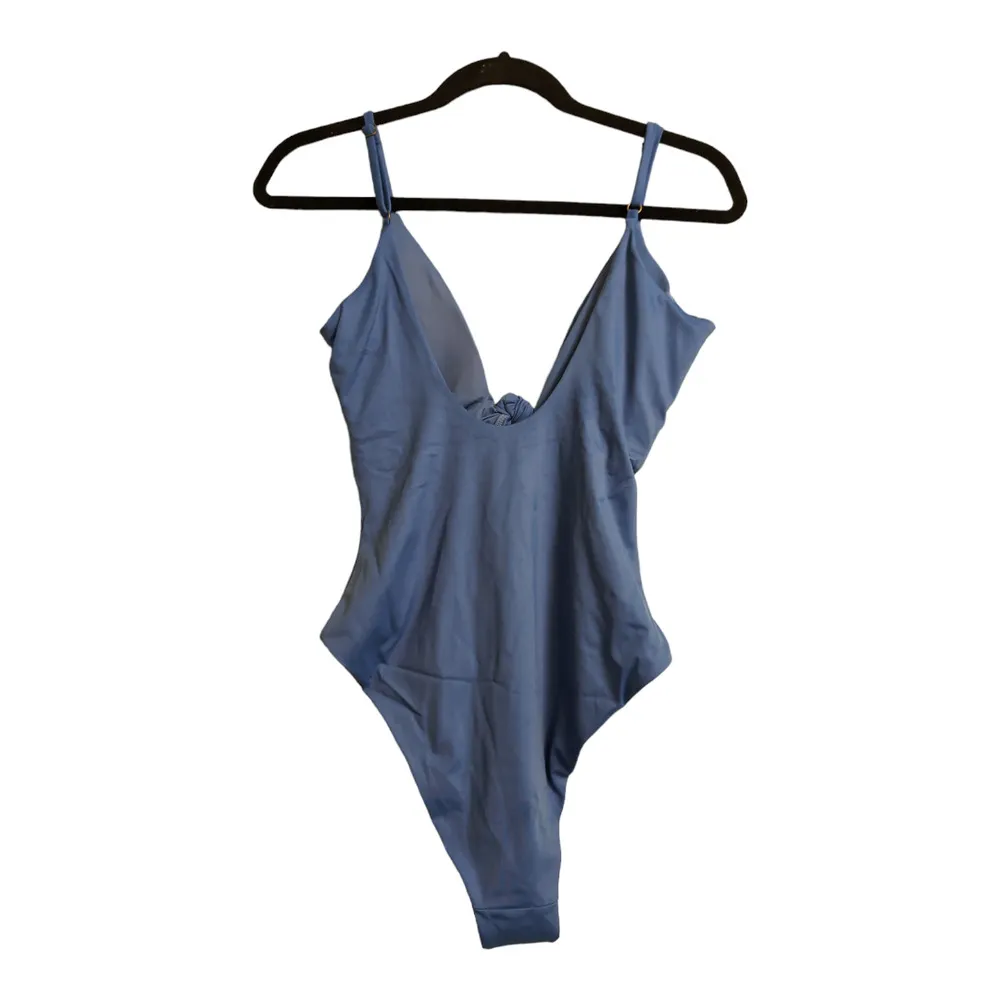 Andie The Santorini Horizon Blue One Piece Keyhole Cutout Adjustable Size M New - Image 6