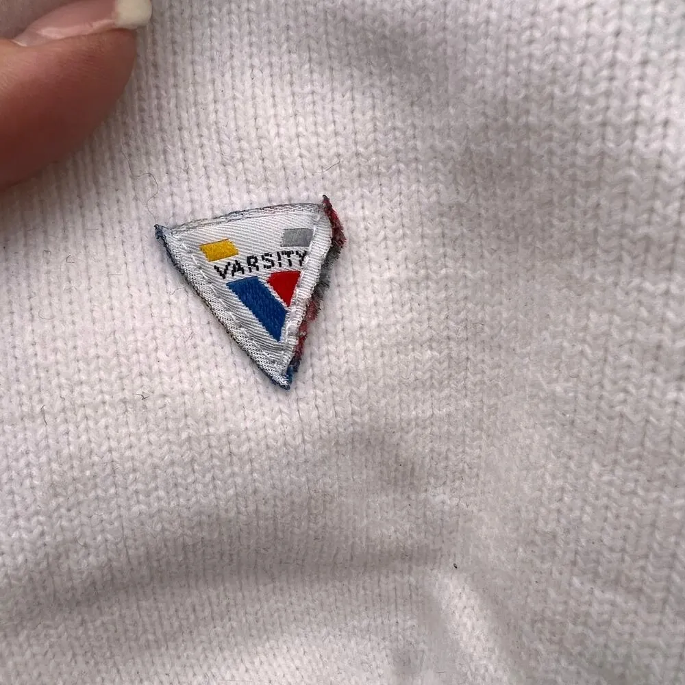 Vintage 90s Varsity Colorado Rams heavy cheer sweater - Image 4