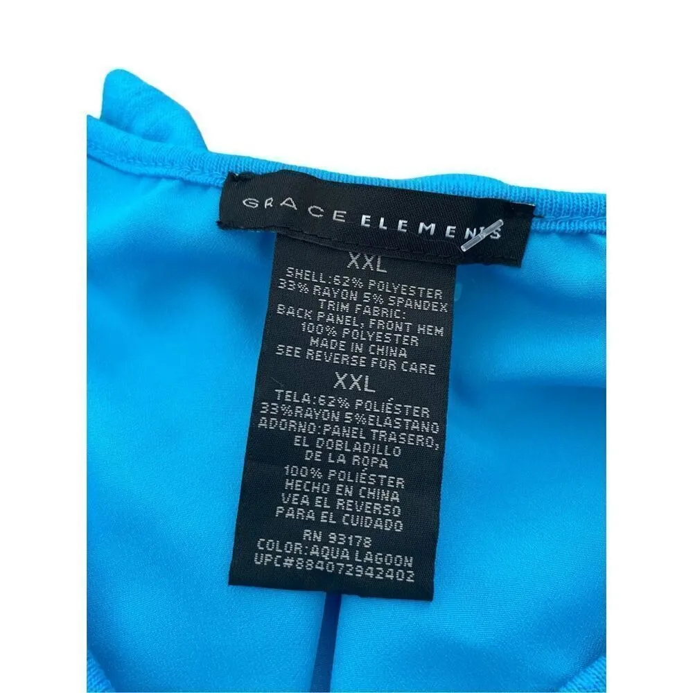 Grace Elements Exposed Back Slit Sweater Casual Everyday Spring School Lounge - Image 4