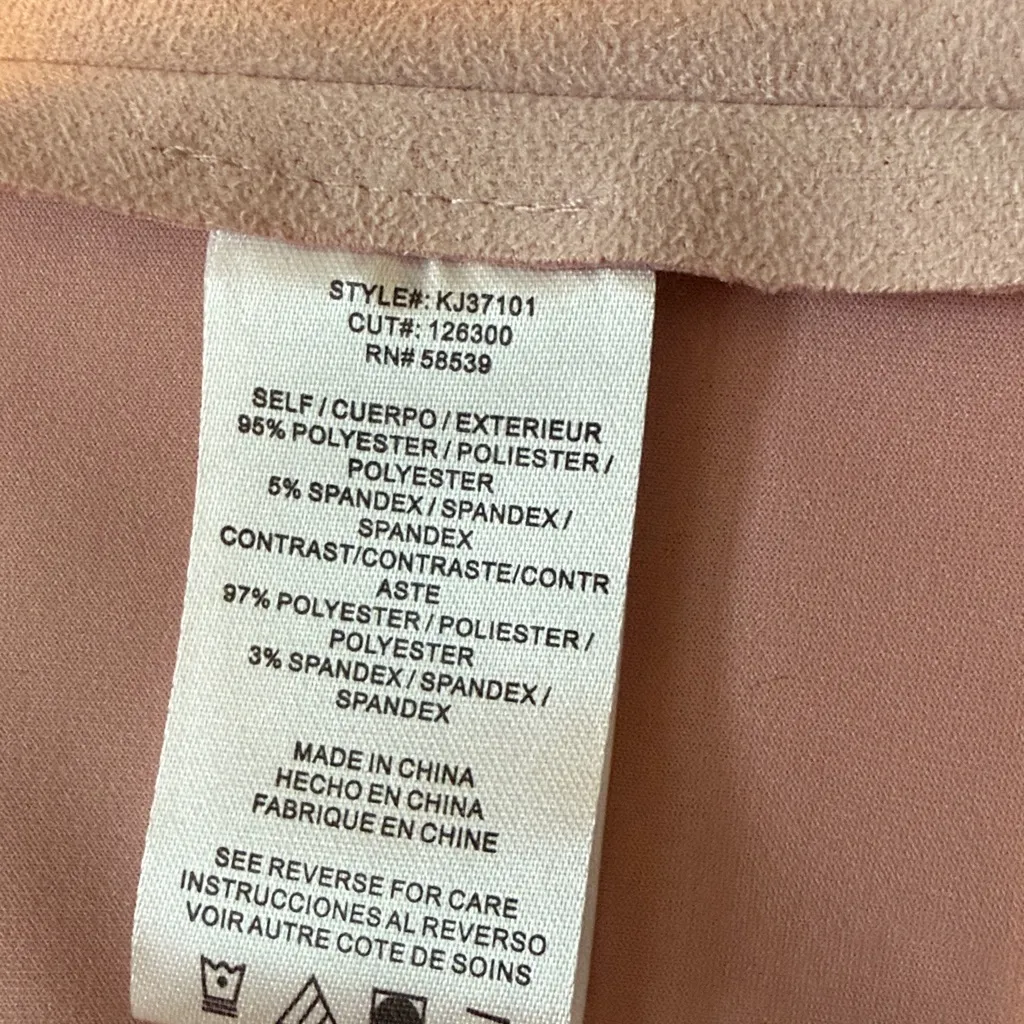 Kut pink faux suede jacket sz S - Image 5