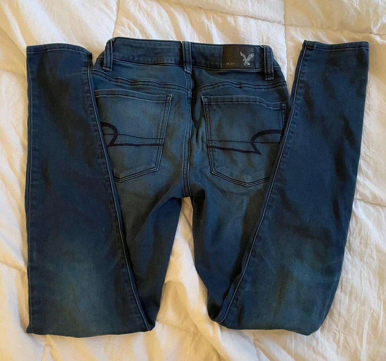 Super Stretch Dark Wash Jeggings - Image 4